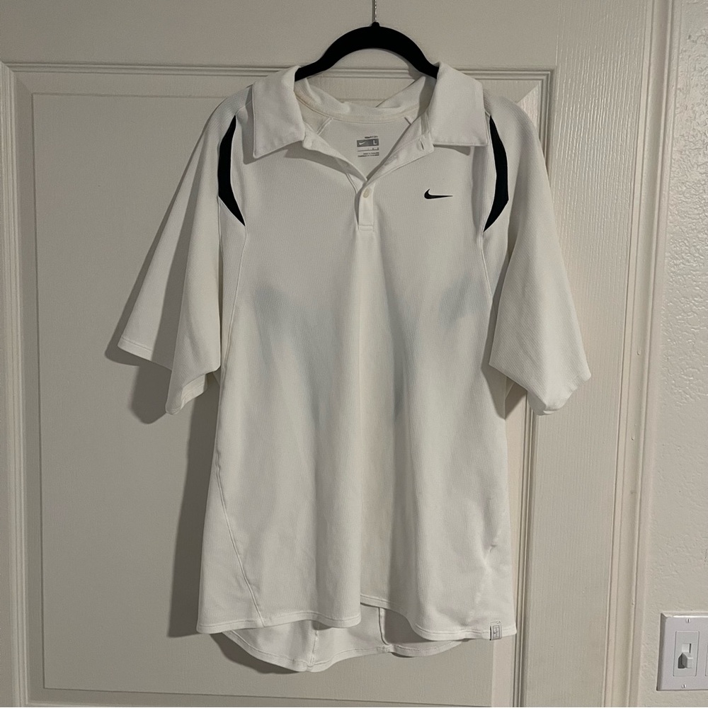 Nike FIT DRY white men’s polo